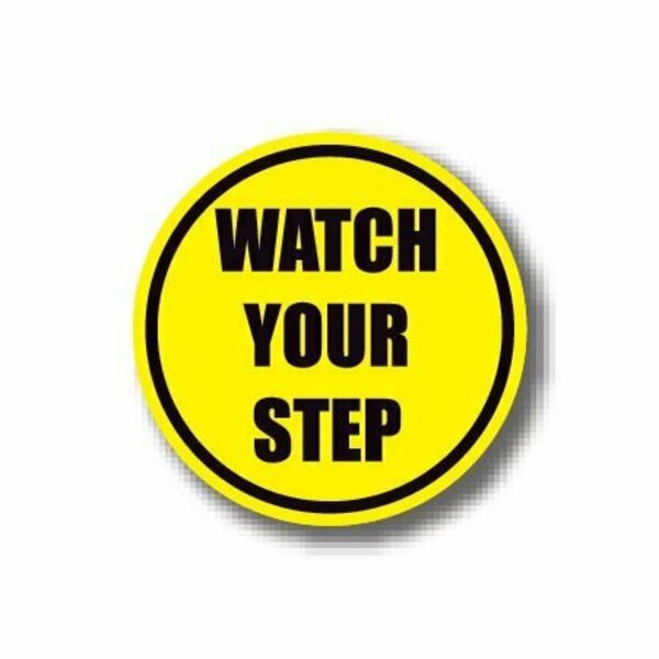 Ergomat 30in CIRCLE SIGNS - Watch Your Step DSV-SIGN 900 #1649 -UEN